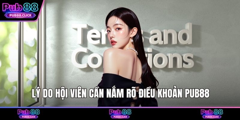 Lý do hội viên cần nắm rõ điều khoản Pub88